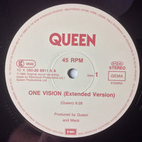 Queen : One Vision (Extended Vision) (12", Maxi)