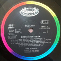 Tina Turner : Break Every Rule (LP, Album, Club)