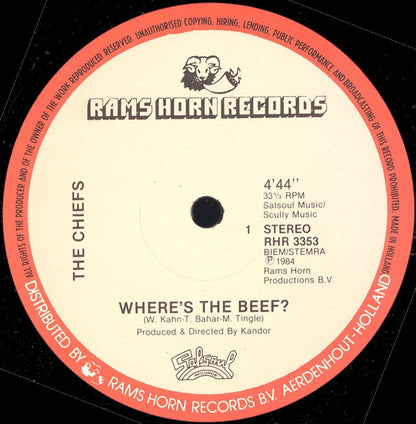 The Chiefs : Where's The Beef? (12")
