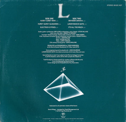 Steve Hillage : L (LP, Album)