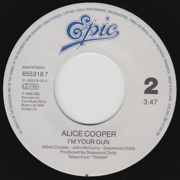 Alice Cooper (2) : Bed Of Nails (7", Single)