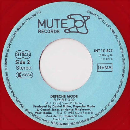 Depeche Mode : Shake The Disease (7", Single, Red)