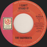 The Easybeats : I Can't Stand It (7", Single)