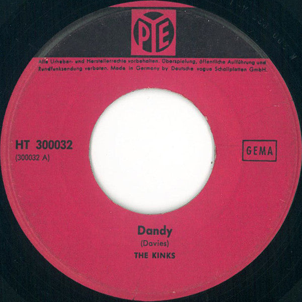 The Kinks : Dandy (7", Single)