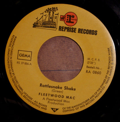 Fleetwood Mac : Rattlesnake Shake / Coming Your Way (7", Single)