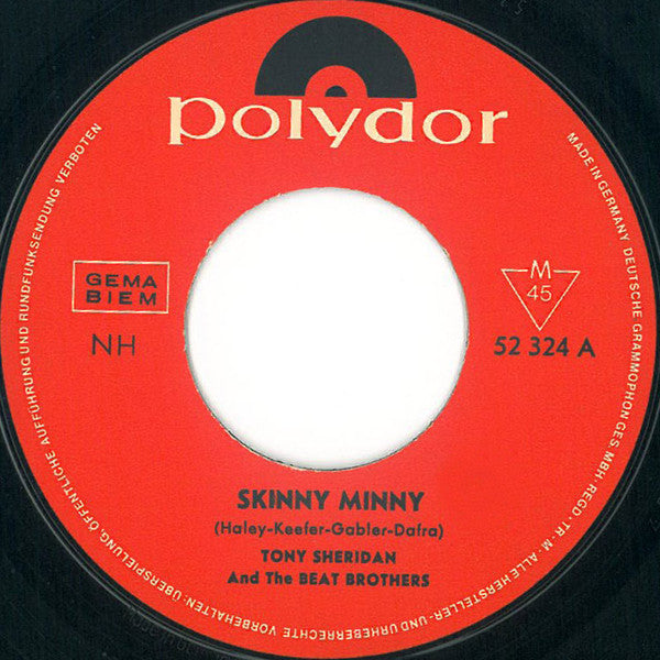 Tony Sheridan And The Beat Brothers / The Beatles With Tony Sheridan : Skinny Minny / Sweet Georgia Brown (7", Mono)