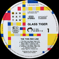 Glass Tiger : The Thin Red Line (LP, Album)