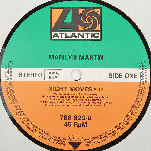 Marilyn Martin : Night Moves (12")