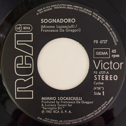 Mimmo Locasciulli : Sognadoro (7", Single)