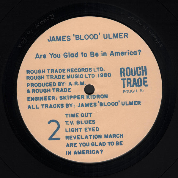James 'Blood' Ulmer* : Are You Glad To Be In America? (LP, Album)