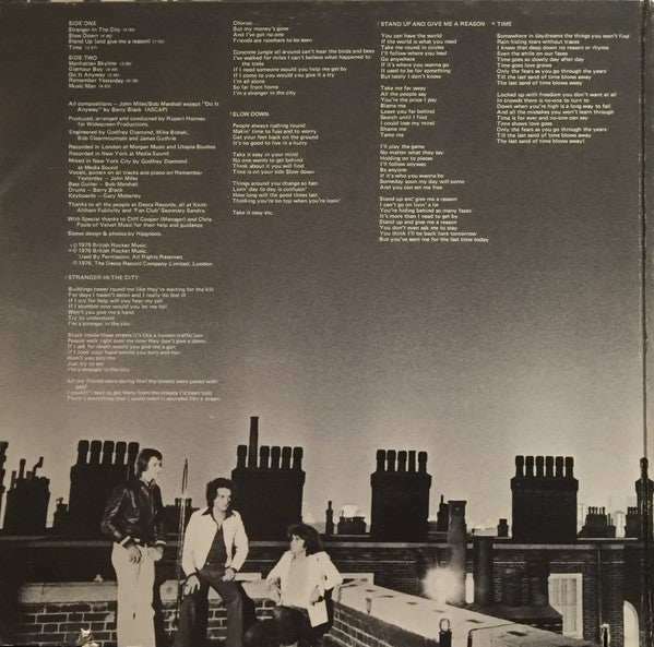 John Miles : Stranger In The City (LP, Album, Bes)