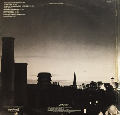 John Miles : Stranger In The City (LP, Album, Bes)