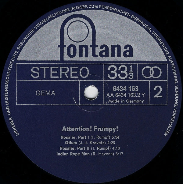 Frumpy : Attention! Frumpy! (LP, Comp)