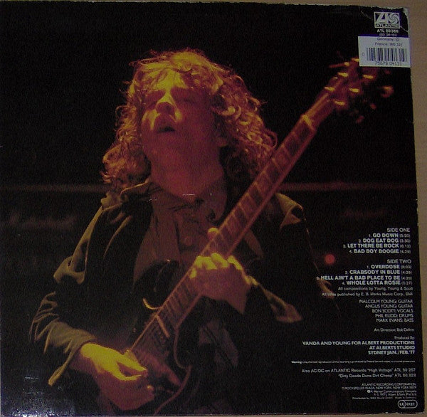 AC/DC : Let There Be Rock (LP, Album, RE)