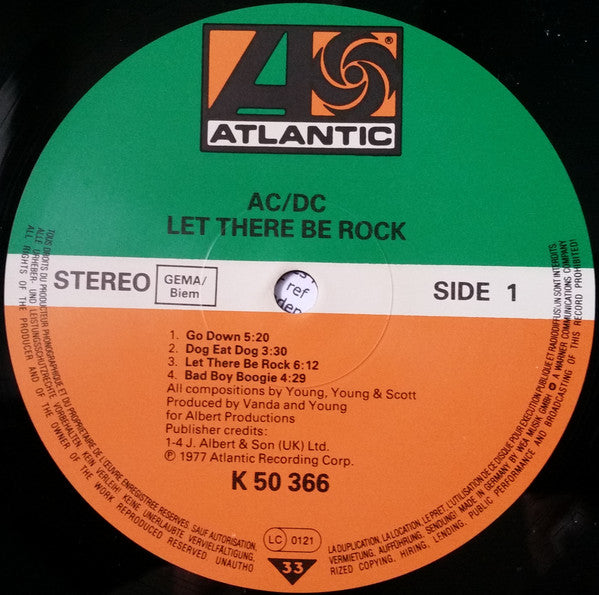 AC/DC : Let There Be Rock (LP, Album, RE)