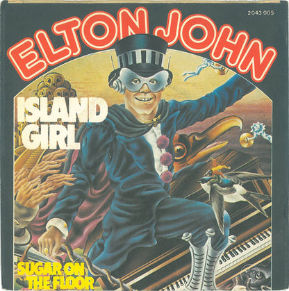 Elton John : Island Girl (7", Single)