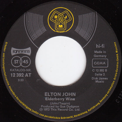 Elton John : Crocodile Rock (7", Single)