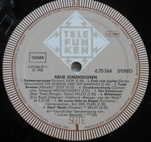 Various : Neue Dimensionen (LP, Comp)
