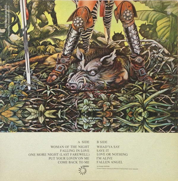 Uriah Heep : Fallen Angel (LP, Album, Gat)