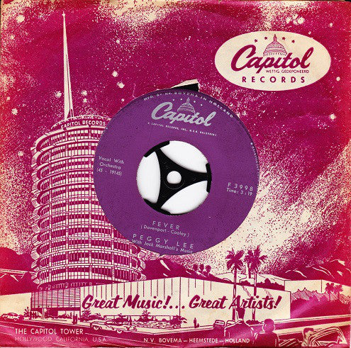 Peggy Lee : Fever (7", Single)