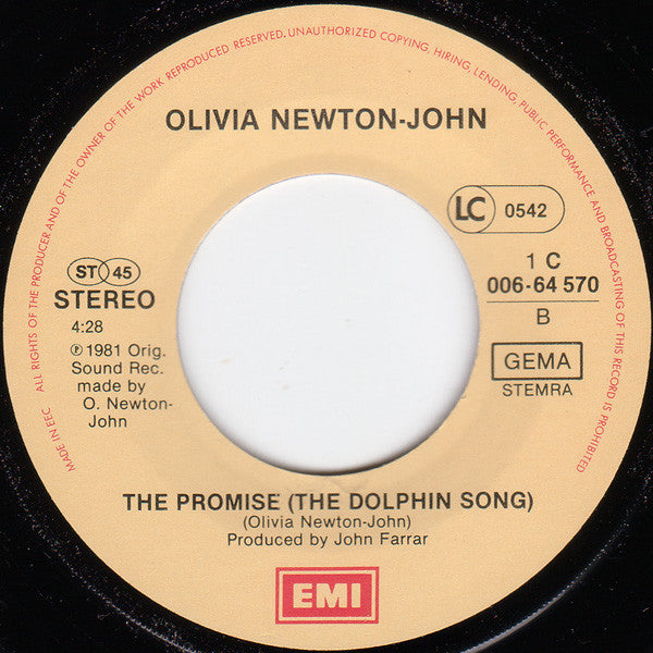 Olivia Newton-John : Physical (7", Single)