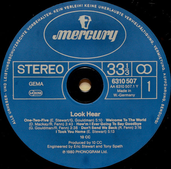 10cc : Look Hear? (LP, Album)