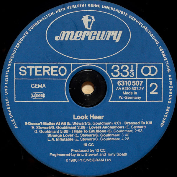 10cc : Look Hear? (LP, Album)