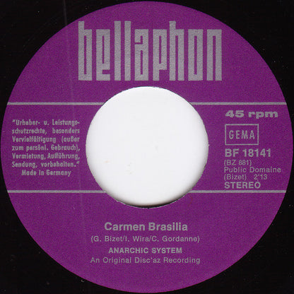 Anarchic System : Carmen Brasilia (Version Originale) (7")