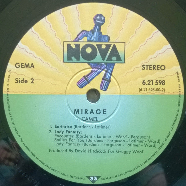 Camel : Mirage (LP, Album, RE)