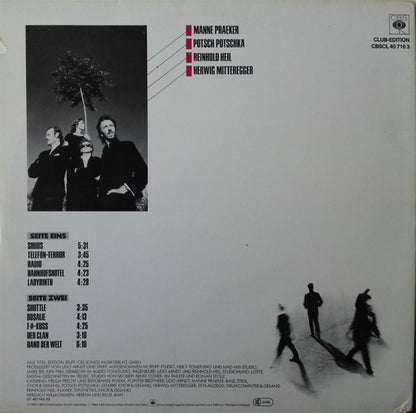 Spliff : Schwarz Auf Weiss (LP, Album, Club, Gat)