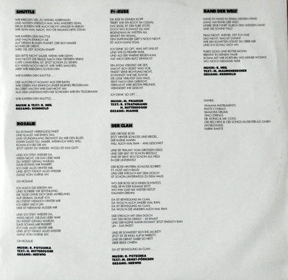 Spliff : Schwarz Auf Weiss (LP, Album, Club, Gat)