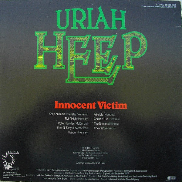 Uriah Heep : Innocent Victim (LP, Album)