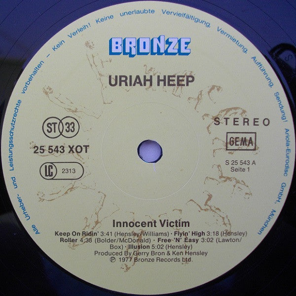 Uriah Heep : Innocent Victim (LP, Album)