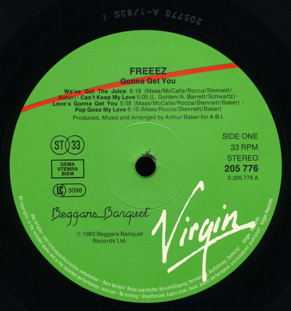 Freeez : Gonna Get You (LP, Album)