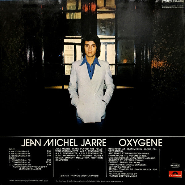 Jean Michel Jarre* : Oxygene (LP, Album)