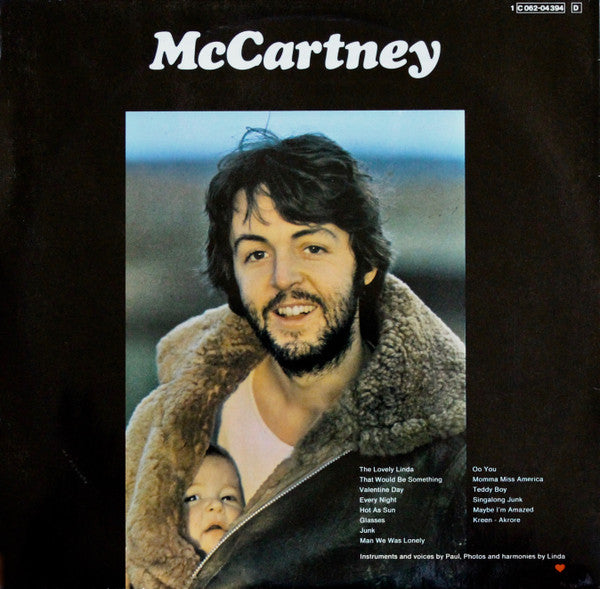 McCartney* : McCartney (LP, Album, Pri)