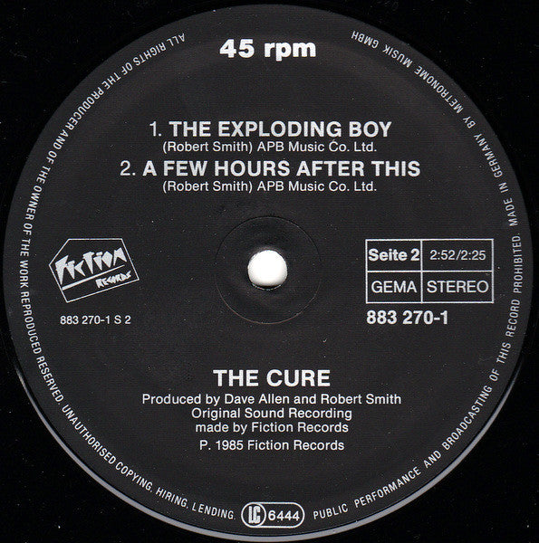 The Cure : In Between Days (12", Maxi)