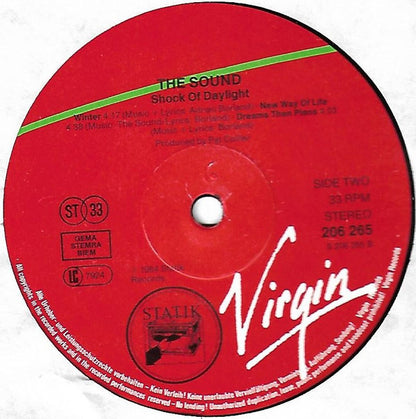 The Sound (2) : Shock Of Daylight (12", MiniAlbum)