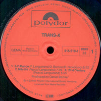 Trans-X : Living On Video (LP, Album, Tra)