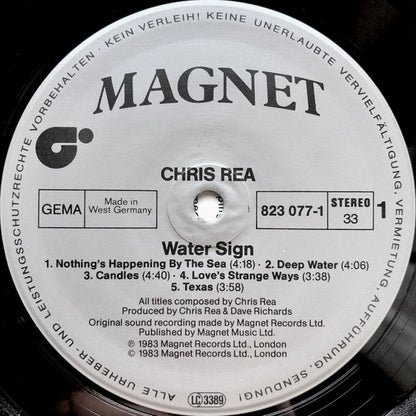 Chris Rea : Water Sign (LP, Album)