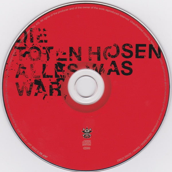 Die Toten Hosen : Alles Was War (CD, Maxi, Dig)