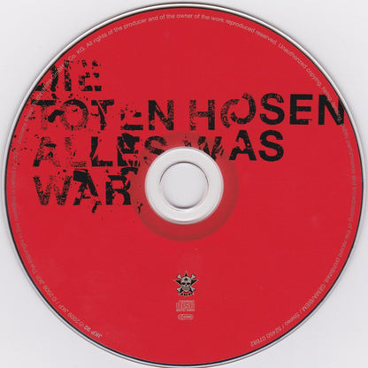 Die Toten Hosen : Alles Was War (CD, Maxi, Dig)