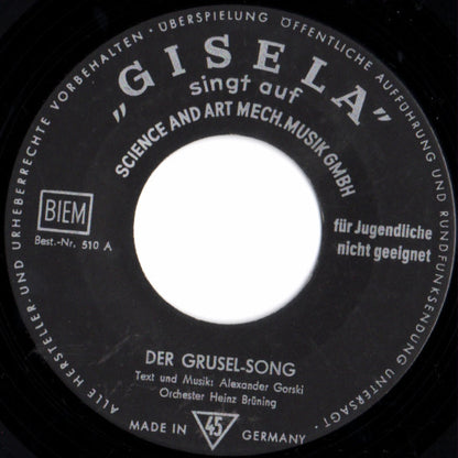 Gisela Jonas : Gruselsong / Feierabend / Frivolitäten (7")