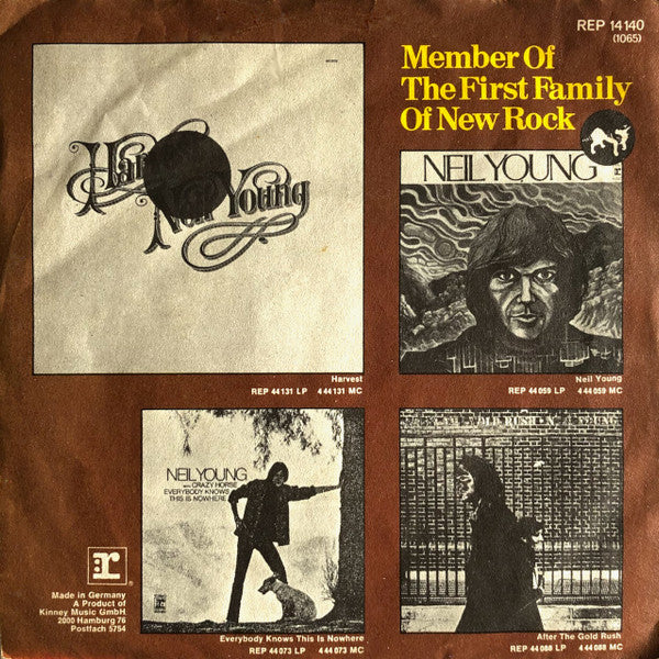 Neil Young : Heart Of Gold (7", Single)