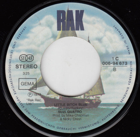 Suzi Quatro : 48 Crash (7", Single, 1st)