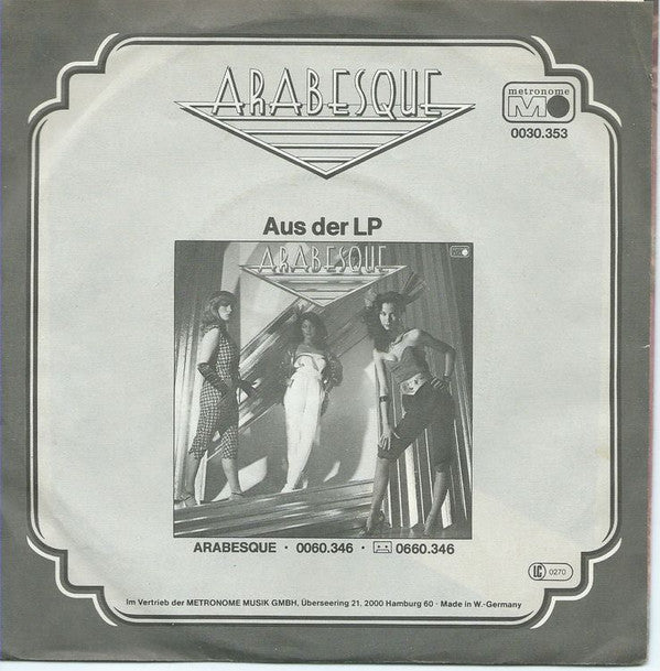 Arabesque : Marigot Bay (7", Single)