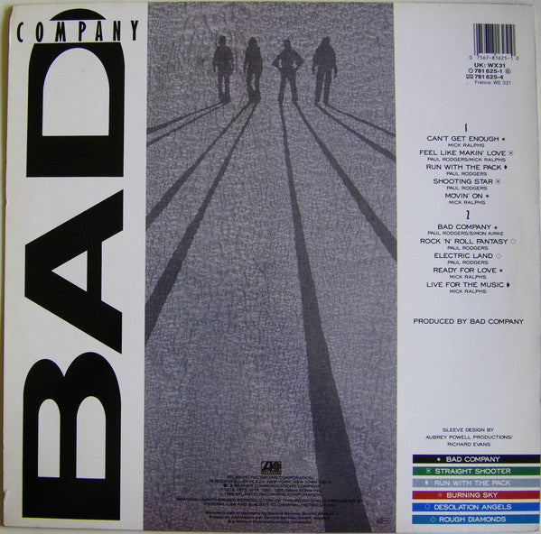 Bad Company (3) : 10 From 6 (LP, Comp)