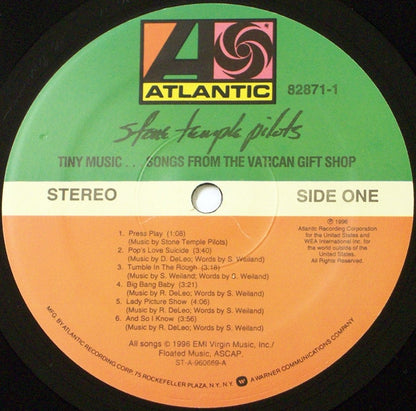 Stone Temple Pilots : Tiny Music...Songs From The Vatican Gift Shop (LP, Album)