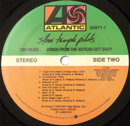 Stone Temple Pilots : Tiny Music...Songs From The Vatican Gift Shop (LP, Album)