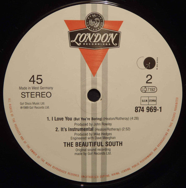The Beautiful South : You Keep It All In (12", Single)